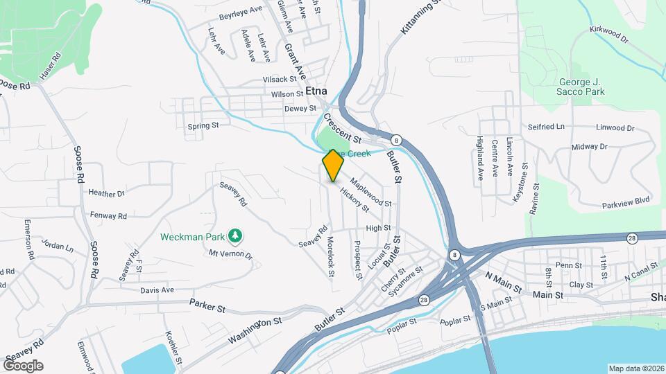 77 Hickory St, Unit First Floor Map and Location Details