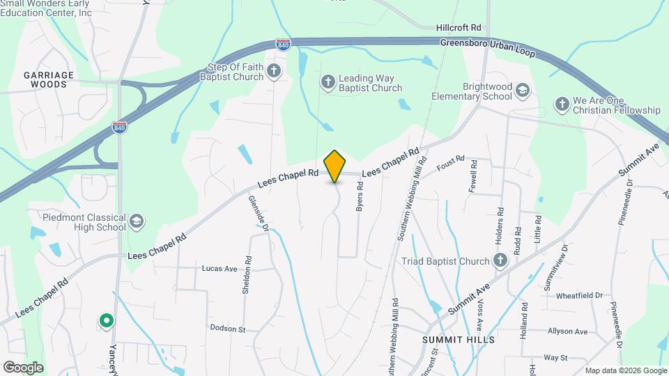 4819 Chapel Ridge Dr Map and Location Details