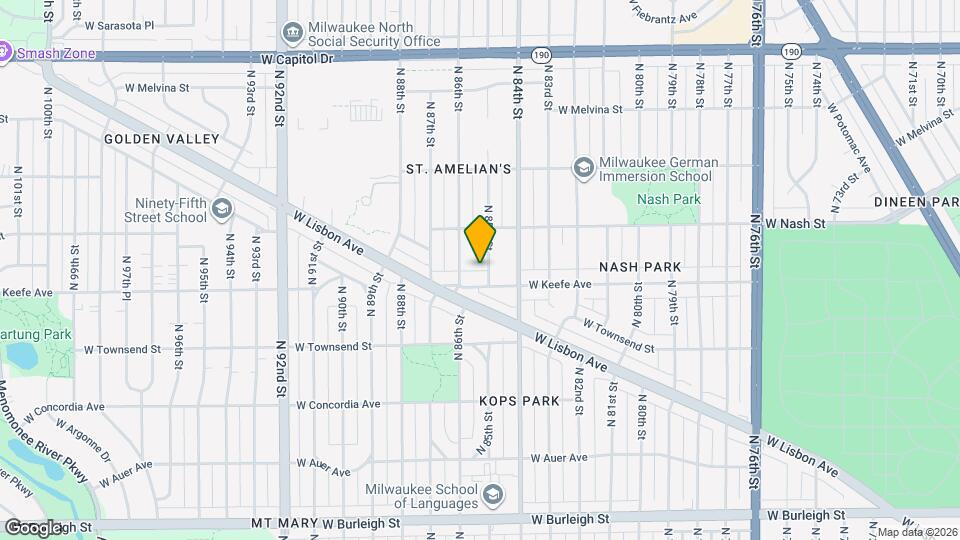 3521 N 85th St Map and Location Details