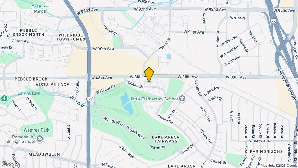 8772 Chase Map and Location Details