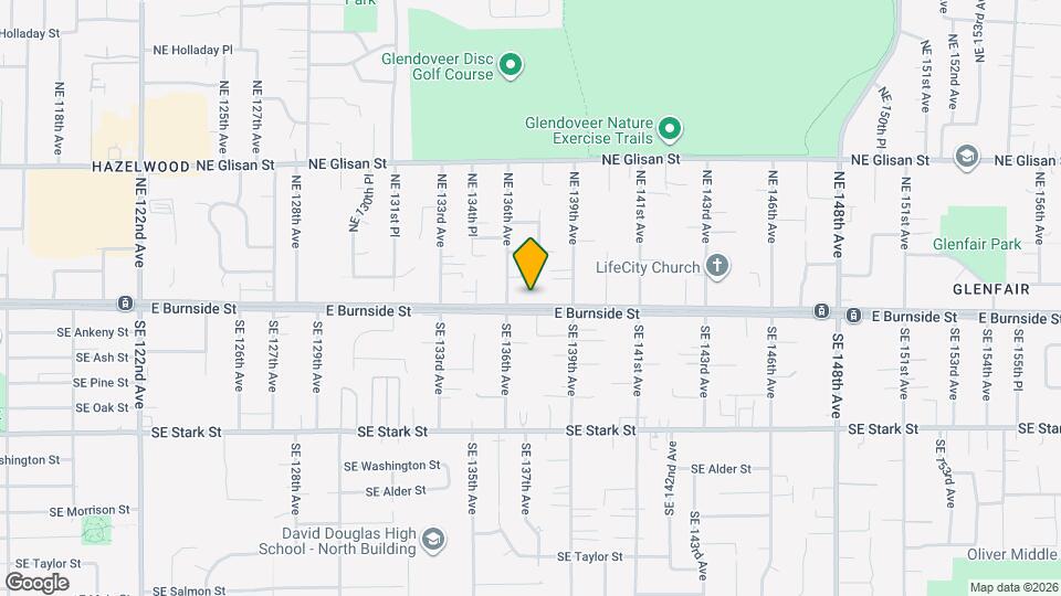 13643 E Burnside St, Unit 13651 Map and Location Details