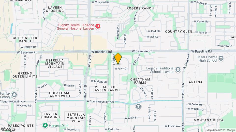 7816 S 48th Dr Map and Location Details