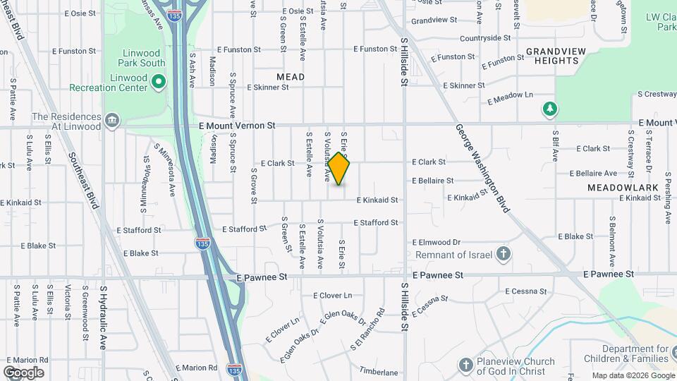 2141 S Erie St Map and Location Details