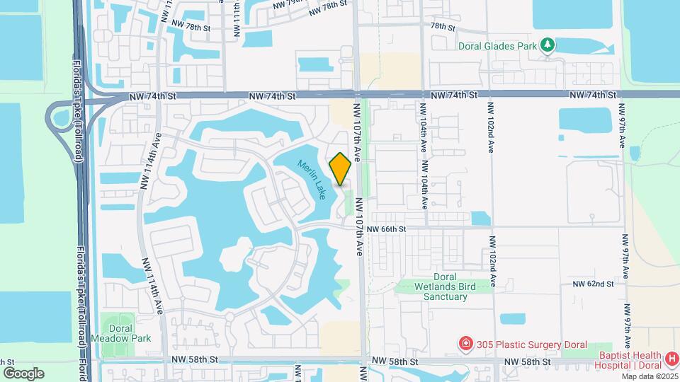 6814 NW 107th Pl Map and Location Details