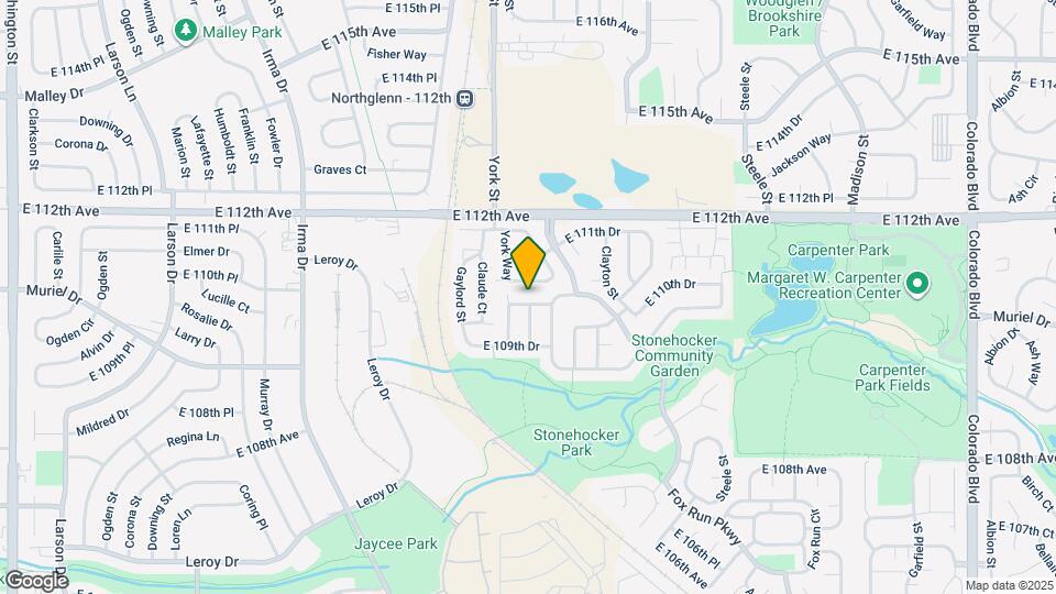 2383 E 110th Dr Map and Location Details