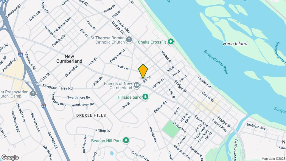 415 9th St, Unit 415-1 Map and Location Details
