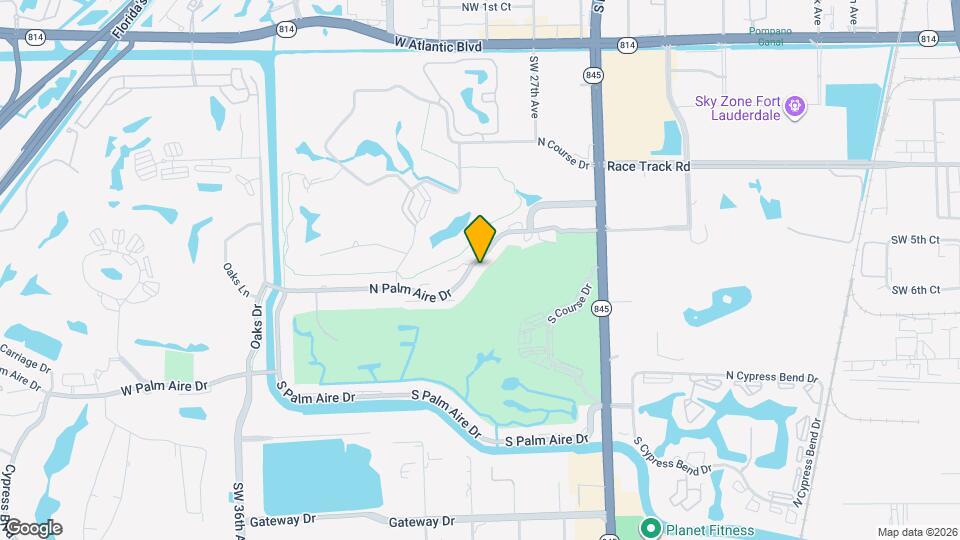 2850 N Palm Aire Dr Mapa y Detalles de la Ubicación