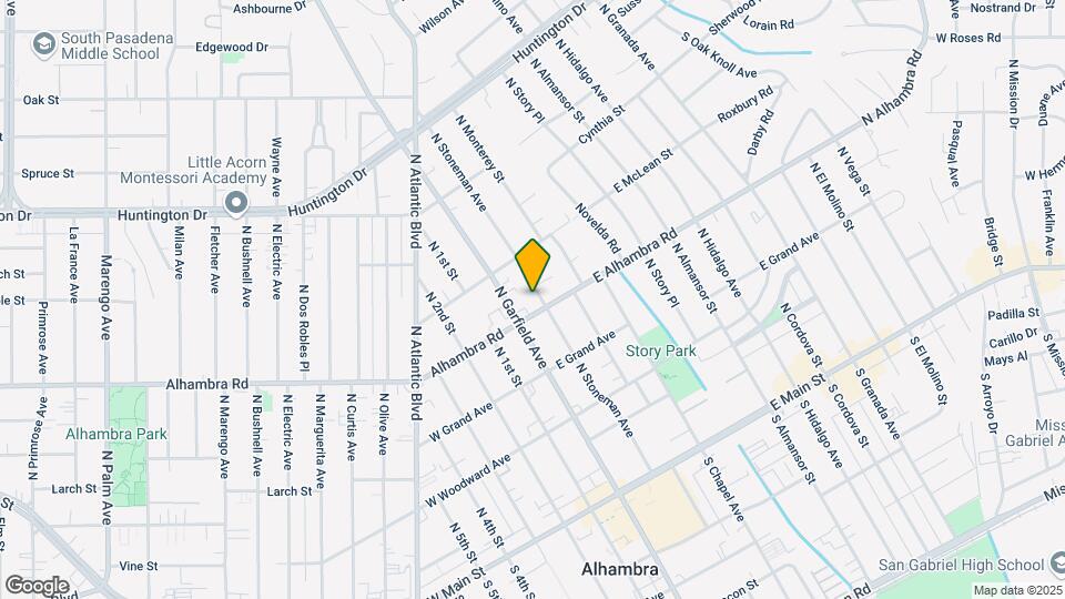 605 N Stoneman Ave Map and Location Details