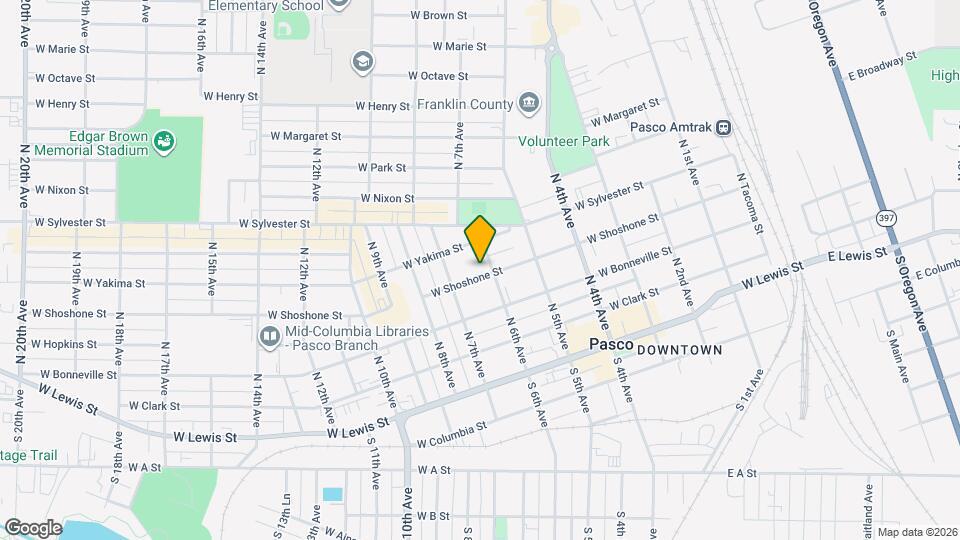 707 W Shoshone St Map and Location Details