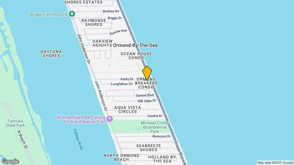 2100 Ocean Shore Blvd Map and Location Details