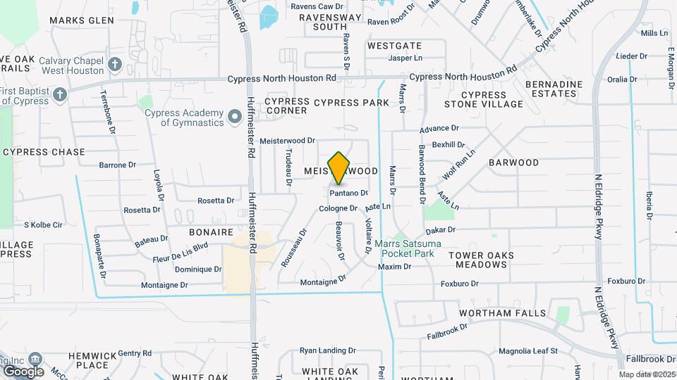13414 Pantano Dr Map and Location Details