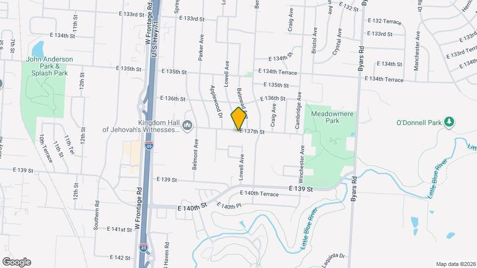 6501 E 137th St Map and Location Details