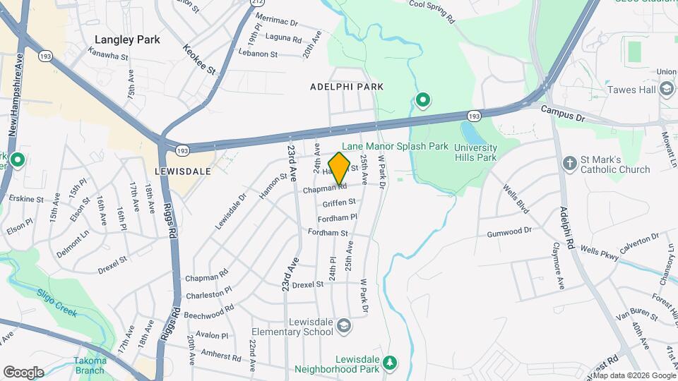 2413 Chapman Rd Map and Location Details