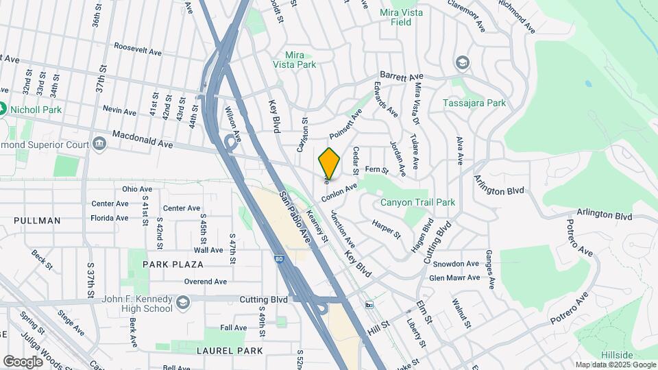 2222 Mono Ave Map and Location Details