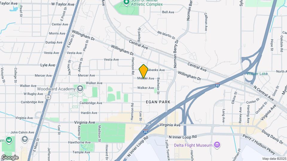 1338 Mercer Ave Map and Location Details