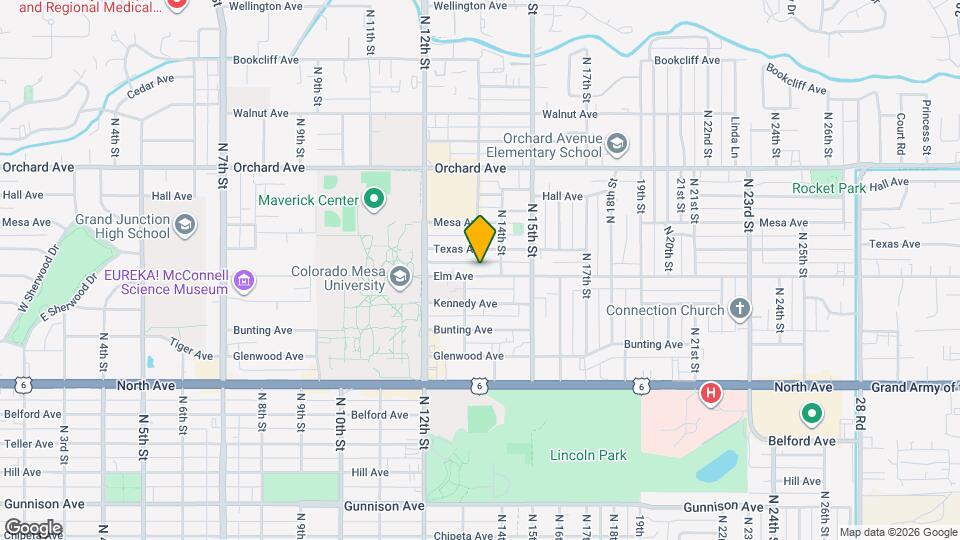 1330 Elm Ave, Unit A Map and Location Details