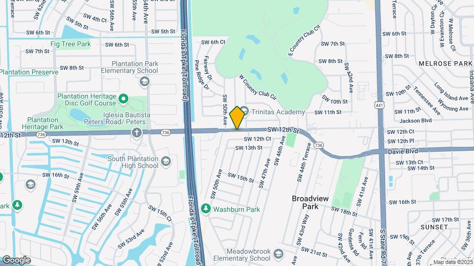 4932 SW 12th St Map and Location Details