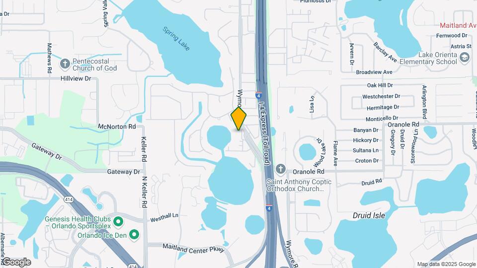 906 Lake Destiny Rd, Unit A Map and Location Details
