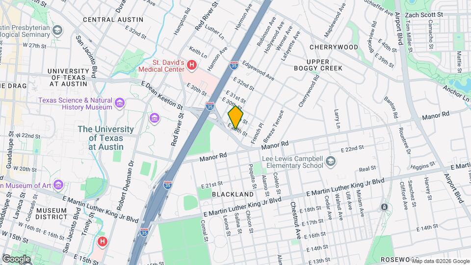 1307 E 28th St Map and Location Details