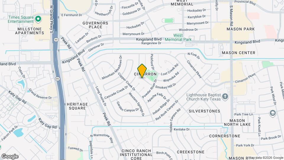 22711 Smokey Hill Dr Map and Location Details