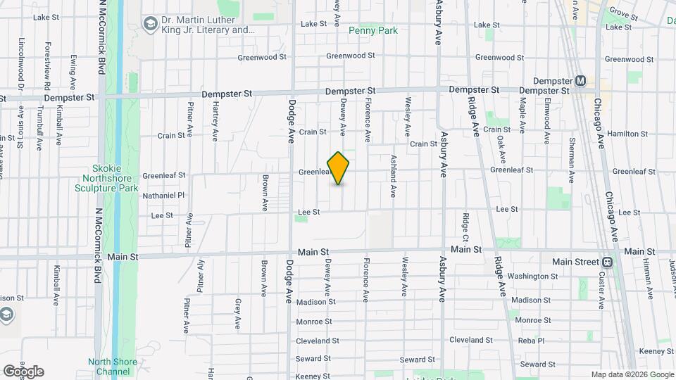 1026 Dewey Ave, Unit 2 Map and Location Details