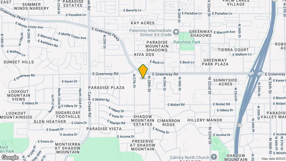 15226 N 28th St Map and Location Details