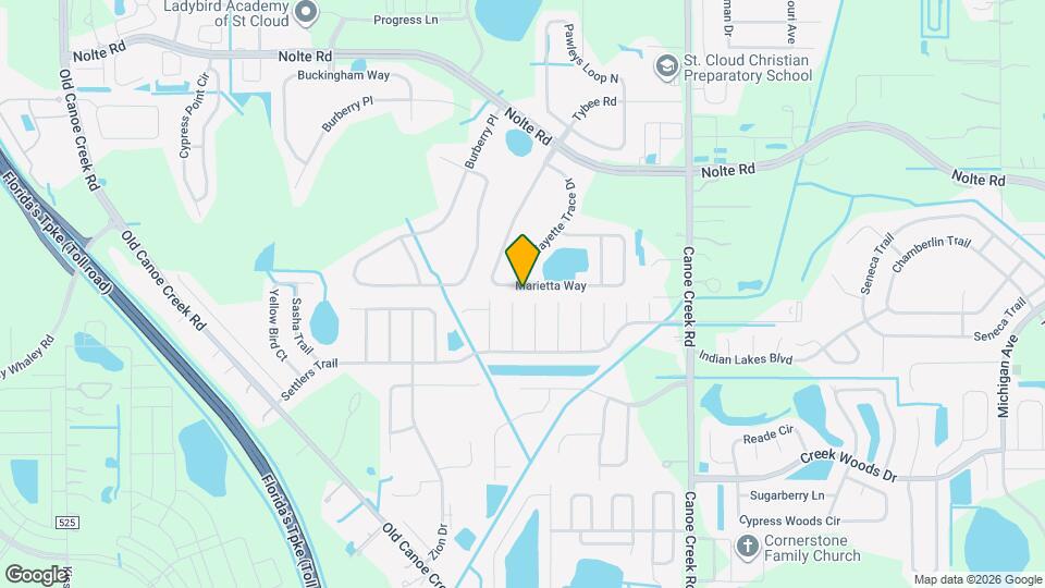 3840 Marietta Way Map and Location Details