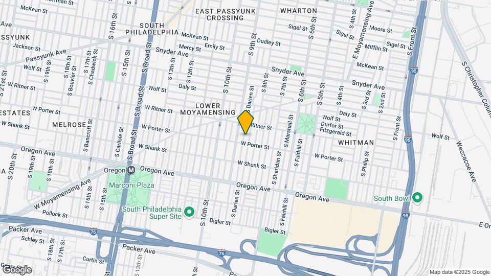 2441 S Darien St Map and Location Details
