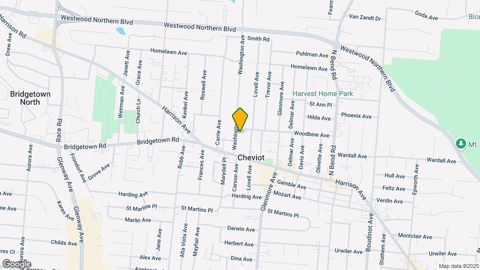 3838 Washington Ave Mapa y Detalles de la Ubicación