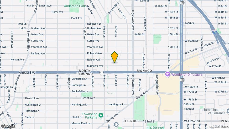 2521 Mathews Ave. Mapa y Detalles de la Ubicación