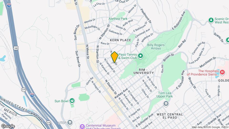 2709 N Florence St Map and Location Details