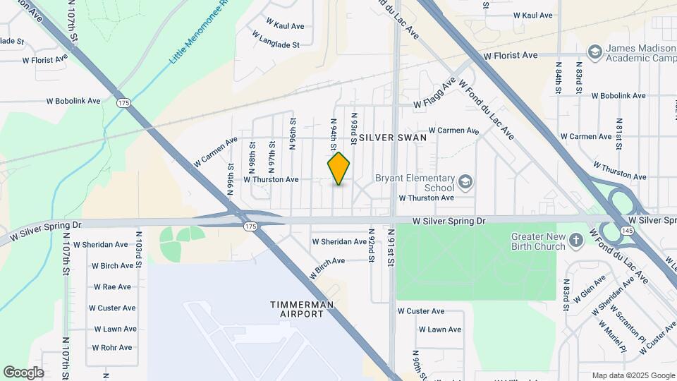 5658 N 94th St Map and Location Details