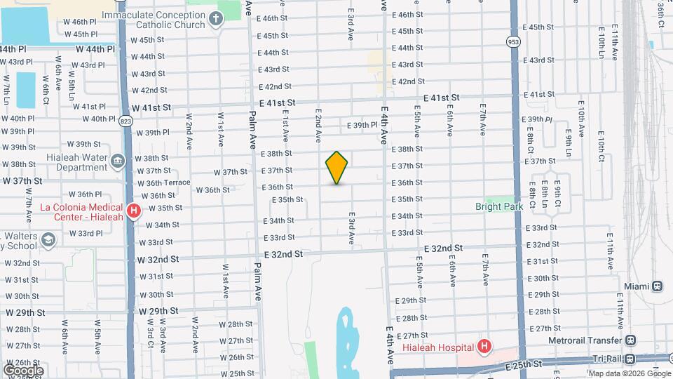 252 E 36th St Map and Location Details