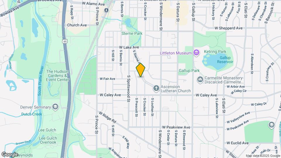 6215 S Sterne Pky, Unit 6215 Map and Location Details