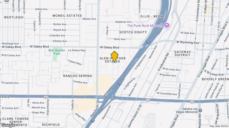 1516 Inverness Ave Map and Location Details