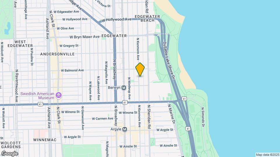 5331 N Kenmore Ave Map and Location Details