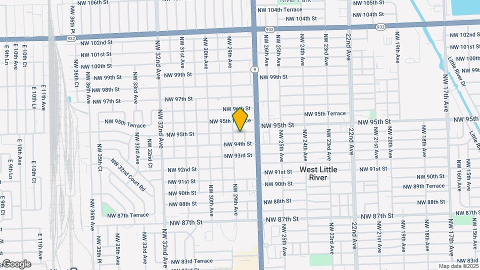 2820 NW 95th St Map and Location Details