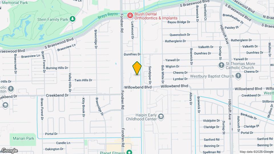 Braeswood Oaks Apartments Mapa y Detalles de la Ubicación