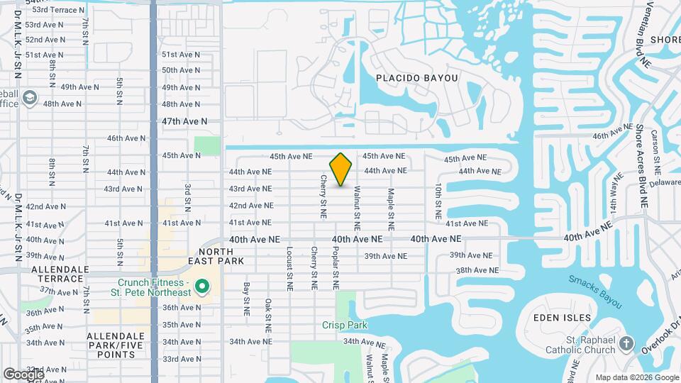 600 43rd Ave NE Map and Location Details