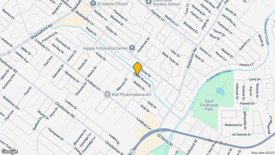 850 Daniel Boone Dr Map and Location Details