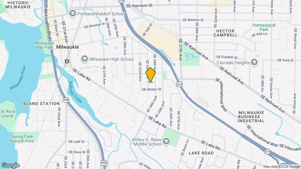 11646 SE 33rd Ave Mapa y Detalles de la Ubicación