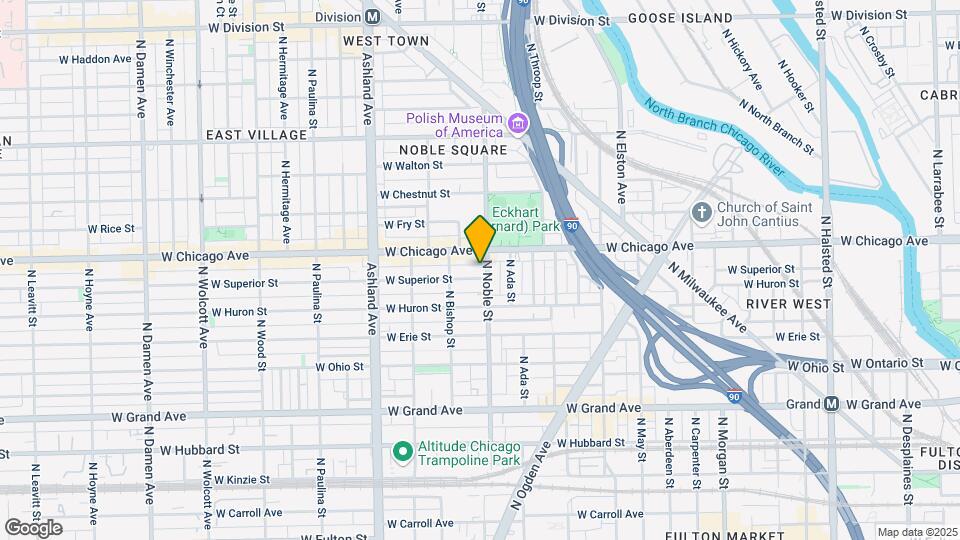 1406 W Superior St Map and Location Details