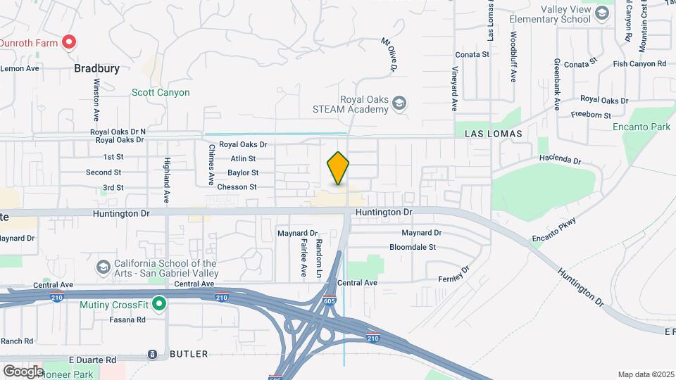 1039 Mount Olive Dr Map and Location Details