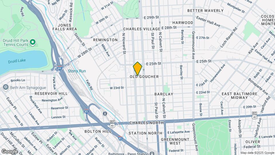 2325 Maryland Ave Mapa y Detalles de la Ubicación