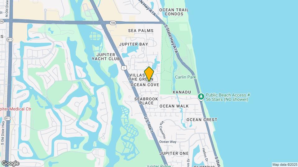 112 Ocean Cove Dr Mapa y Detalles de la Ubicación