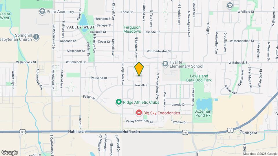 209 N Pondera Ave Map and Location Details