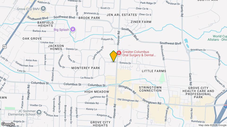 2527 Sonora Dr Map and Location Details