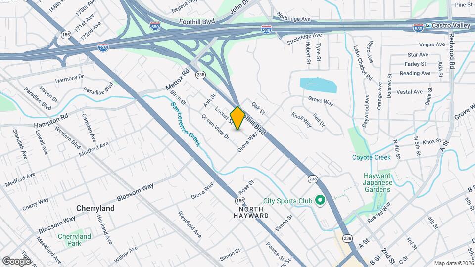 21411 Locust St Map and Location Details