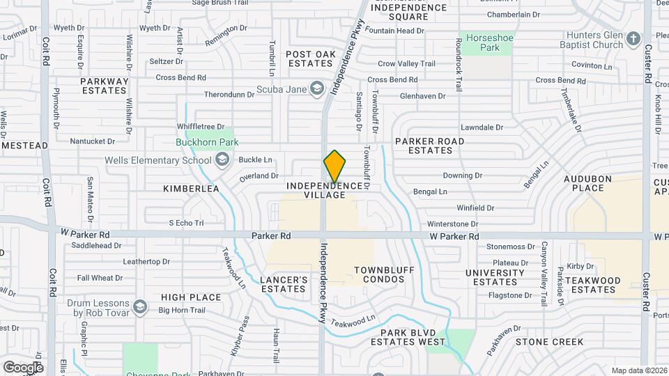 3626 Hilltop Ln Map and Location Details