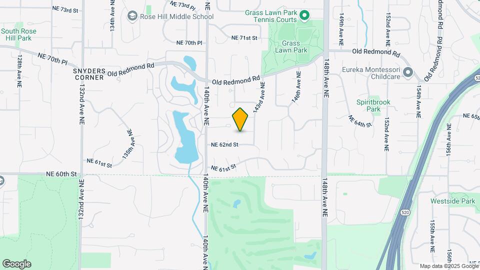 14209 NE 63rd Ct Map and Location Details